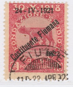 Italia Italy Fiume 1922 Costituente Fiumana 10c Used Stamp A23P32F13017