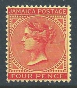 Jamaica #50 NH 4p Queen Victoria - Wmk. 3