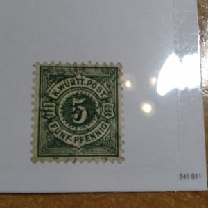German State : Wurttemberg  # 59  used