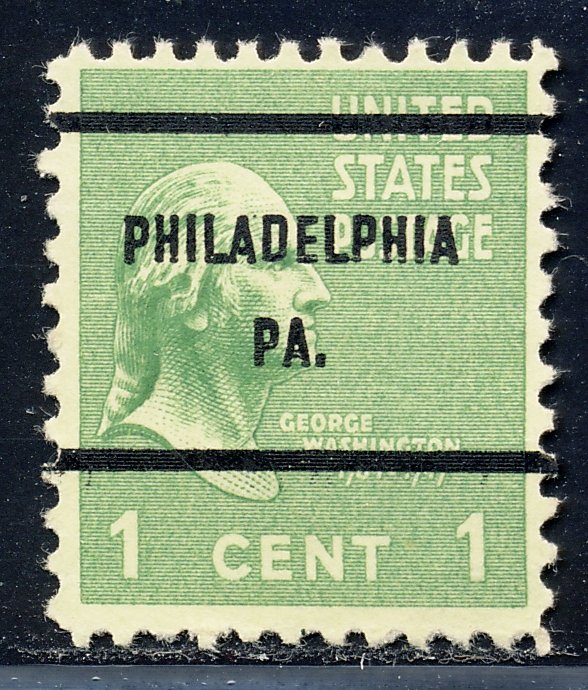 Philadelphia PA, 804-61 Bureau Precancel, 1¢ Washington