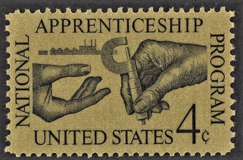 US 1201 MNH VF 4 Cent National Apprenticeship Program