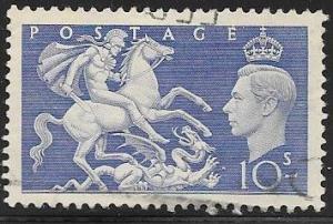 Great Britain 288 Used - George VI - St. George - Dragon