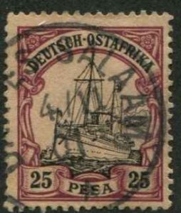 German East Africa SC# 17 Kaiser's Yacht 25pesa CDS