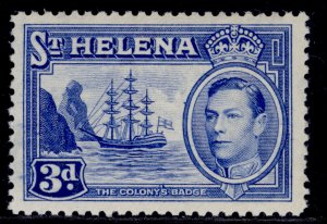 ST. HELENA GVI SG135, 3d ultramarine, LH MINT. Cat £80.