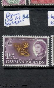 CAYMAN ISLANDS QEII 1 1/2D SG 167  MOG      P0326H