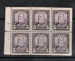 Canada #153a Very Fine+ Never Hinged Booklet Pane
