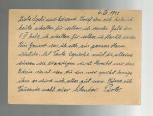 1941 Germany Oranienburg Concentration Camp Postcard Cover KZ Peter Burchardt