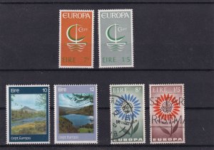 SA14f Ireland 1964-1977 Europa CEPT used and mint stamps