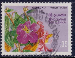 Sri Lanka, 1982, Flora, .35r, sc#628, used**