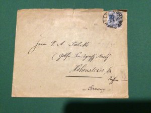 Australia Melbourne to Germany vintage stamps cover Ref 62226