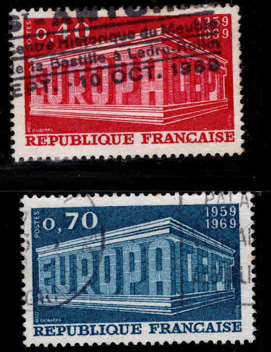 FRANCE Scott 1245-1246 Used Europa set