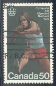 Canada ~ #666 ~ Track & Field ~ Used
