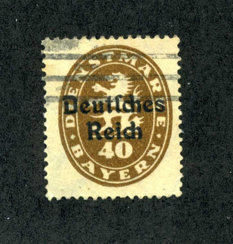 Bavaria  O57 40 pf. - Overprint - Used - CV $1.60