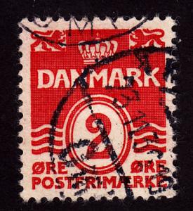 Denmark 221 Numeral of Value  1933