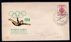 Australia 288 Olympics Pencil FDC