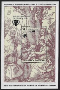 St Thomas & Prince Is #591 MNH S/Sheet - Year of the Child