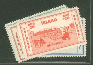 Iceland #B1-B4 Mint (NH)