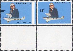 Australia SG659 1978 18c Mis-perf U/M