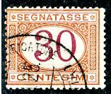 Italy, Scott #J8, Used