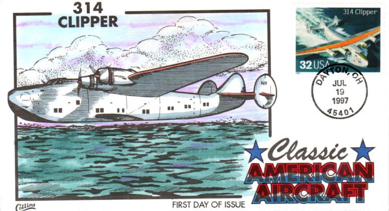 #3142r Aircraft: 314 Clipper Collins FDC