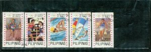 Philippines Olympics , 5 stamps