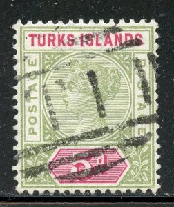 Turks Island # 57, Used. CV $ 25.00