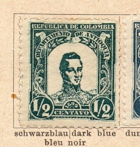 Colombia 1899 Early Issue Fine Mint Hinged 1/2c. NW-239138