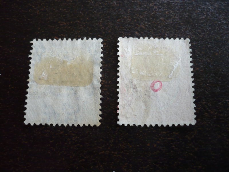 Stamps - Nyasaland - Scott# 25-26 - Used Part Set of 2 Stamps