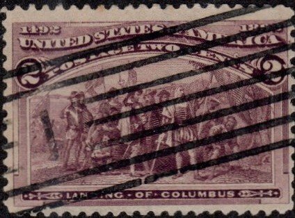 United States 231 - Used - 2c Landing of Columbus (1893) (1)