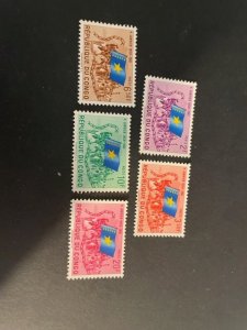 Congo Dem Rep sc 366-370 MNh comp set