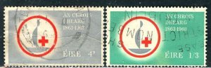 Ireland; 1963: Sc. # 190-191,  Used Cpl. Set
