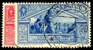 ITALY 253-54 used  CV $24.00 (ID # 53164)