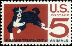 1966 5c Humane Treatment of Animals Scott 1307 Mint F/VF NH