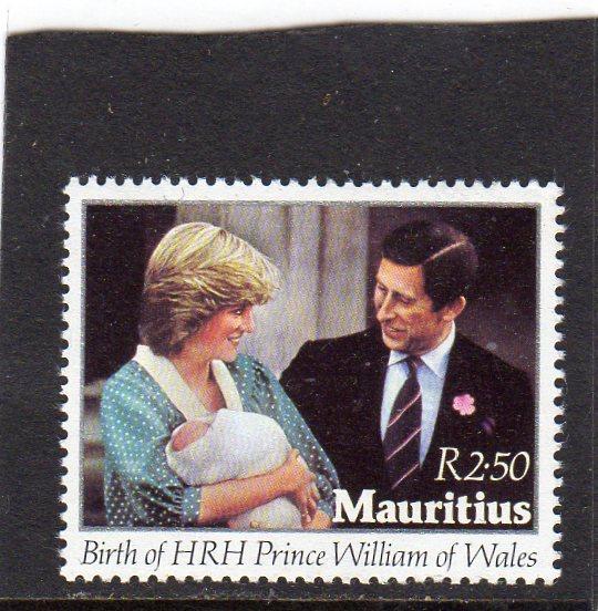 Mauritius Birth of Prince William  MNH