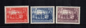 Australia 163-165  MNH cat $ 34.00