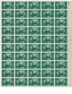 #930 – 1945 1c Roosevelt and Hyde Park – MNH OG Sheet