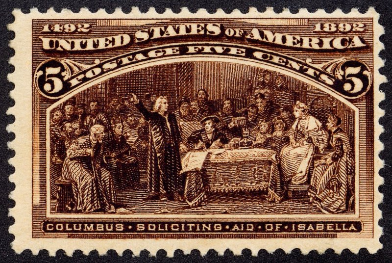 US Stamps # 234 MNH F-VF Columbian Fresh