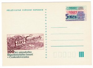 Czechoslovakia 1987 MNH Postal Stationary Postcard Philately Association Journal