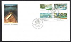 CANADA SC#1320a Small Pleasure Boats (1991) FDC