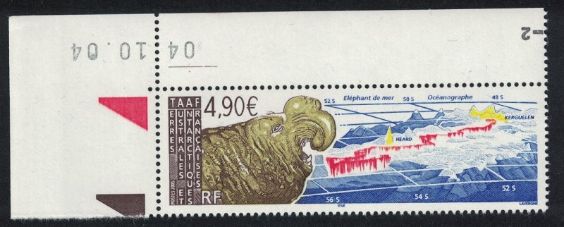 FSAT TAAF Elephant Seal Corner Date SG#540 MI#566