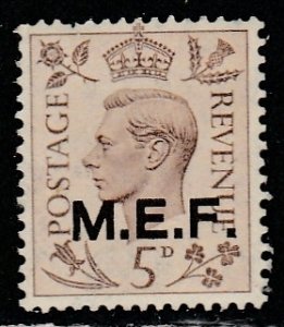 Great Britain  (Office East  Afr.) 5   M.E.F.    1942)