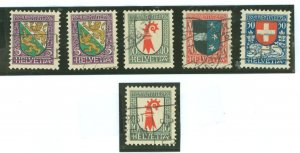 Switzerland #B37-40  Single (Complete Set)