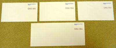 U600 18c U.S. Postage qty 4 Envelope Remember the Blind