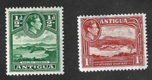 ANTIGUA Scott #84-85 Mint Short Set Stamps 2017 CV $2.80