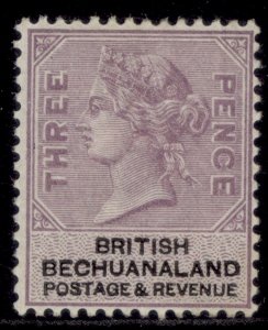 BRITISH BECHUANALAND QV SG12, 3d lilac & black, M MINT.