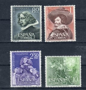 Spain 1961 Full Set Velazquez paintings Sc#983-986 MNH Luxe