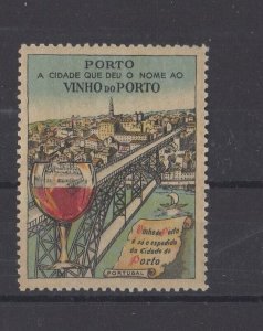 Portuguese Advertising Stamp - Porto, the City that Gave its Name to Port Wine