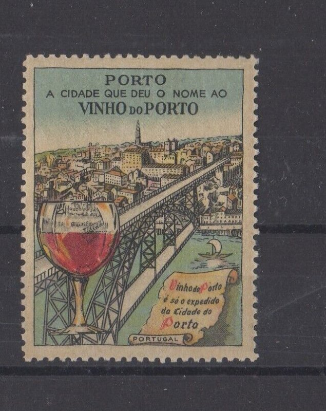 Portuguese Advertising Stamp - Porto, the City that Gave its Name to Port Wine