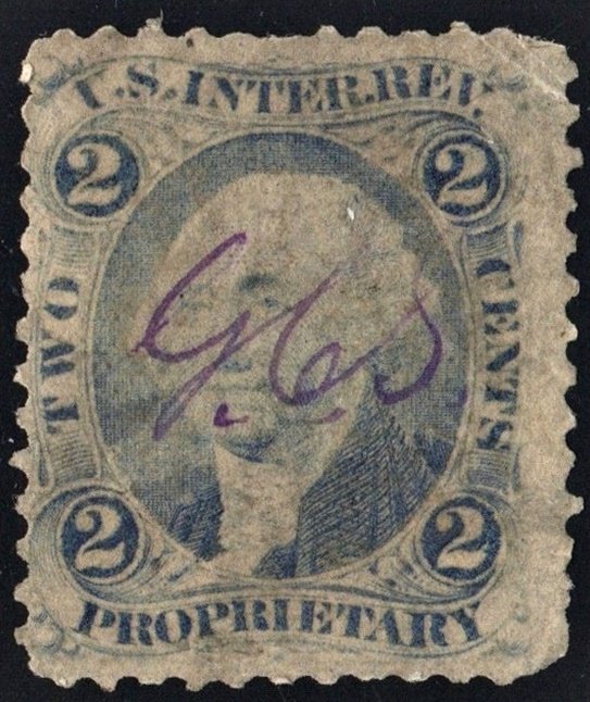 R13c 2¢ Revenue: Proprietary (1862) Used