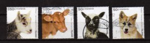 Lot Collection of Iceland Stamps, Innanlands issues, Used Farm Animals